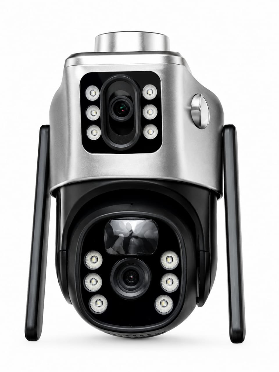 Dual lens 4G solar PTZ camera